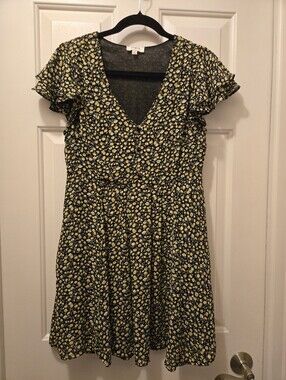 Umgee Floral Mini Dress Size Small